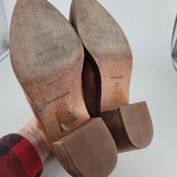 Madewell Brown Leather Pull On Kelci Chelsea Boot 6.5 - Picture 11 of 11